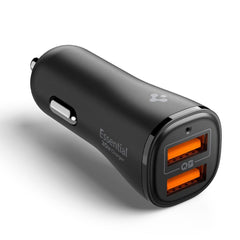 Chargeur de voiture SPIGEN ESSENTIAL EV302 2 ports 30W noir