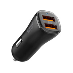Chargeur de voiture SPIGEN ESSENTIAL EV302 2 ports 30W noir