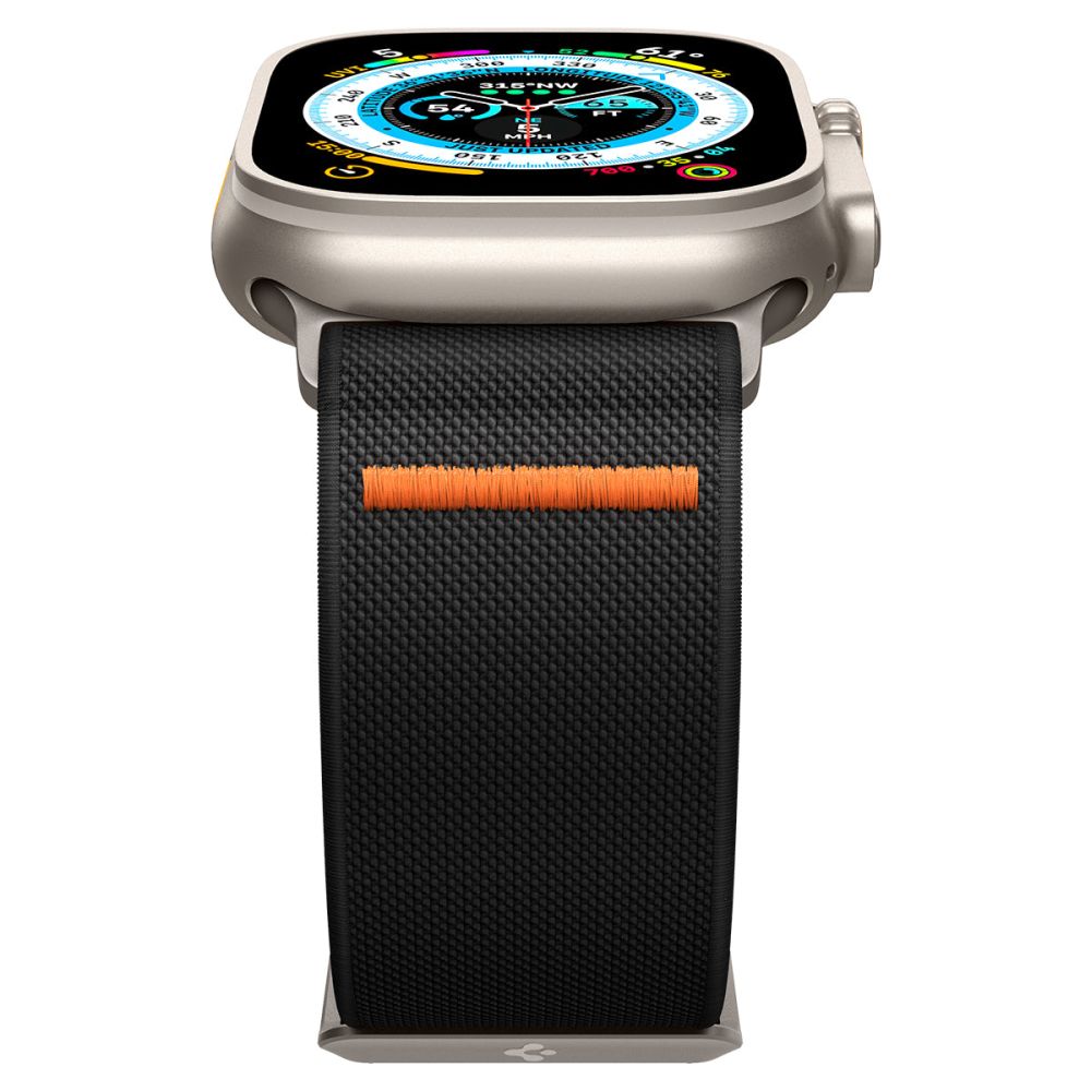 BRACELET SPIGEN FIT LITE ULTRA POUR APPLE WATCH 6 / 7 / 8 / 9 / 10 / SE / ULTRA 1 / 2 (44 / 45 / 46 / 49 MM) NOIR