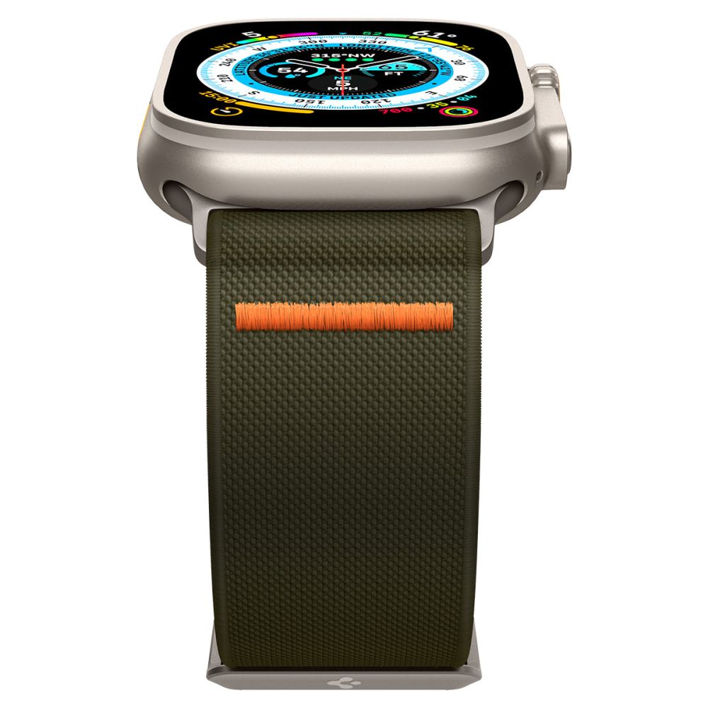 BRACELET SPIGEN FIT LITE ULTRA POUR APPLE WATCH 6 / 7 / 8 / 9 / 10 / SE / ULTRA 1 / 2 (44 / 45 / 46 / 49 MM) KHAKI