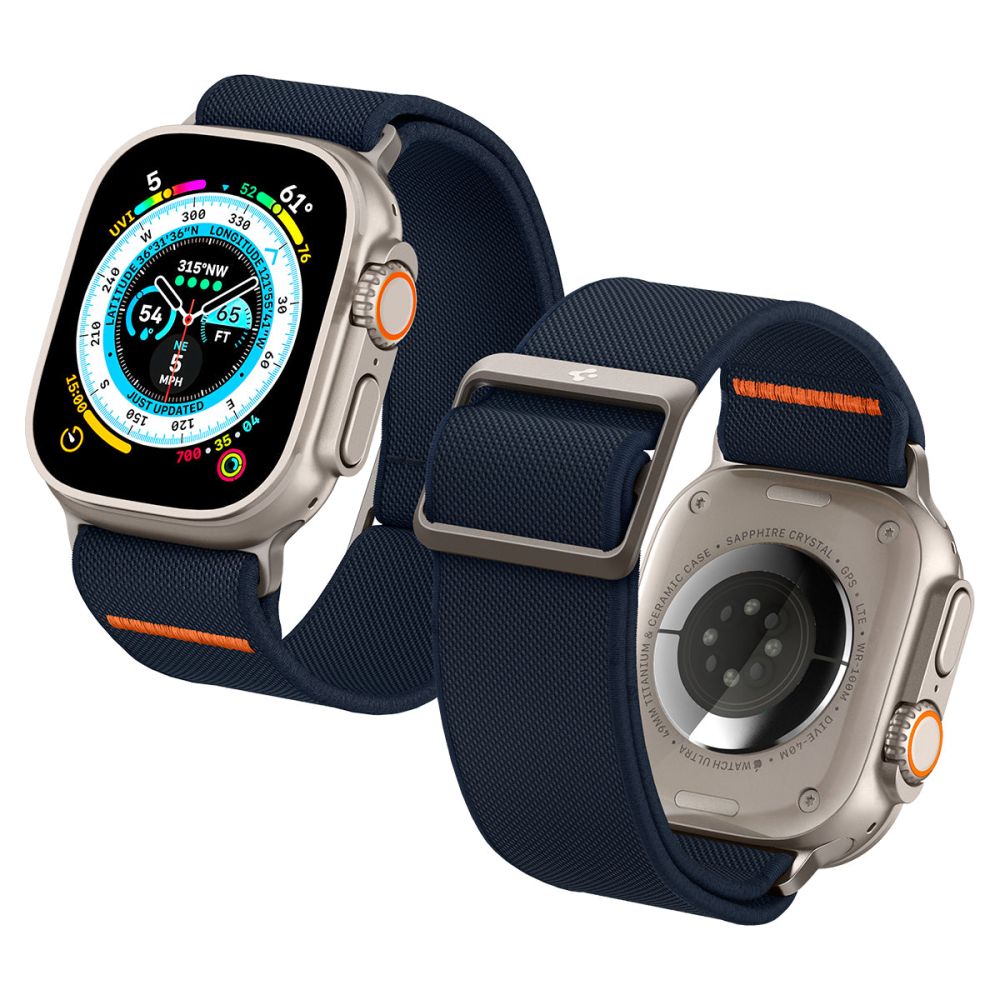 BRACELET SPIGEN FIT LITE ULTRA APPLE WATCH 6 / 7 / 8 / 9 / 10 / SE / ULTRA 1 / 2 (44 / 45 / 46 / 49 MM) MARINE