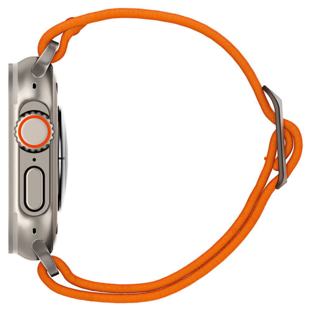 BRACELET SPIGEN FIT LITE ULTRA POUR APPLE WATCH 6 / 7 / 8 / 9 / 10 / SE / ULTRA 1 / 2 (44 / 45 / 46 / 49 MM) ORANGE