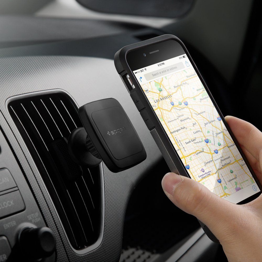 SUPPORT DE TÉLÉPHONE MOBILE POUR VOITURE SPIGEN H12 AIR VENT SUPPORT MAGNÉTIQUE