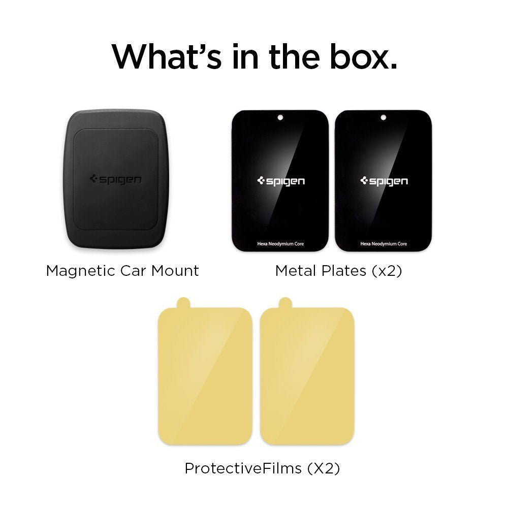 SUPPORT DE TÉLÉPHONE MOBILE POUR VOITURE SPIGEN H12 AIR VENT SUPPORT MAGNÉTIQUE