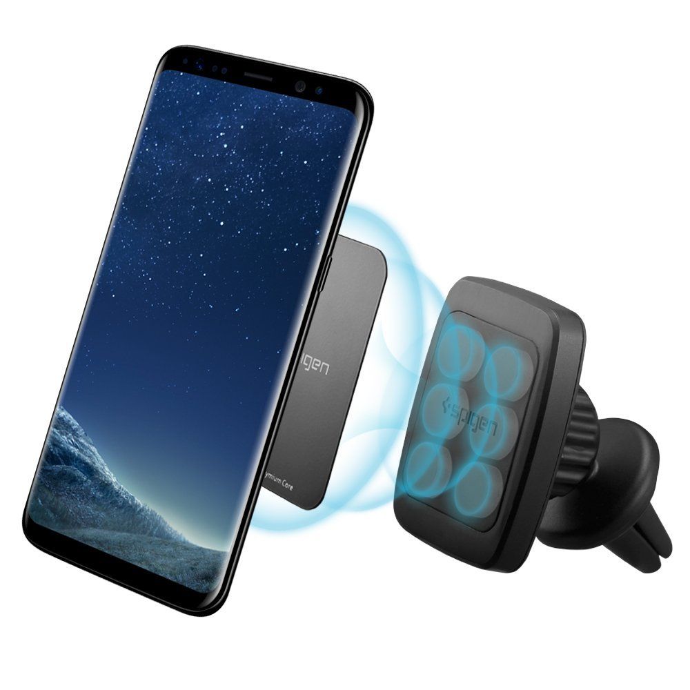 SUPPORT DE TÉLÉPHONE MOBILE POUR VOITURE SPIGEN H12 AIR VENT SUPPORT MAGNÉTIQUE