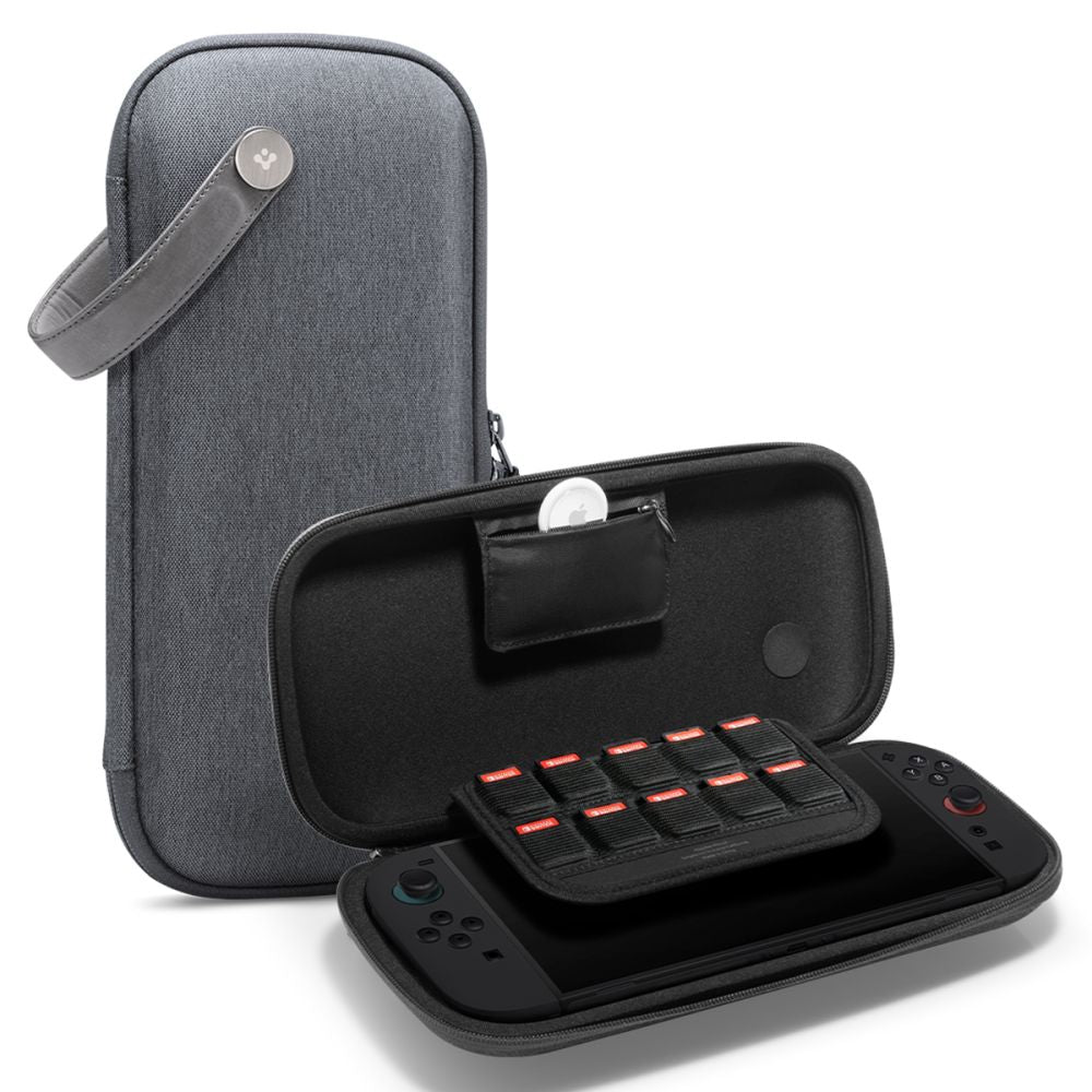 SPIGEN KLASDEN POCHE NINTENDO SWITCH 2 GRIS CHARCOAL