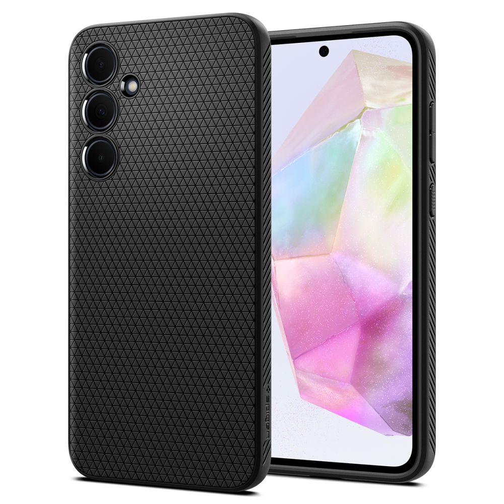 COQUE SPIGEN LIQUID AIR GALAXY A35 5G NOIR MAT