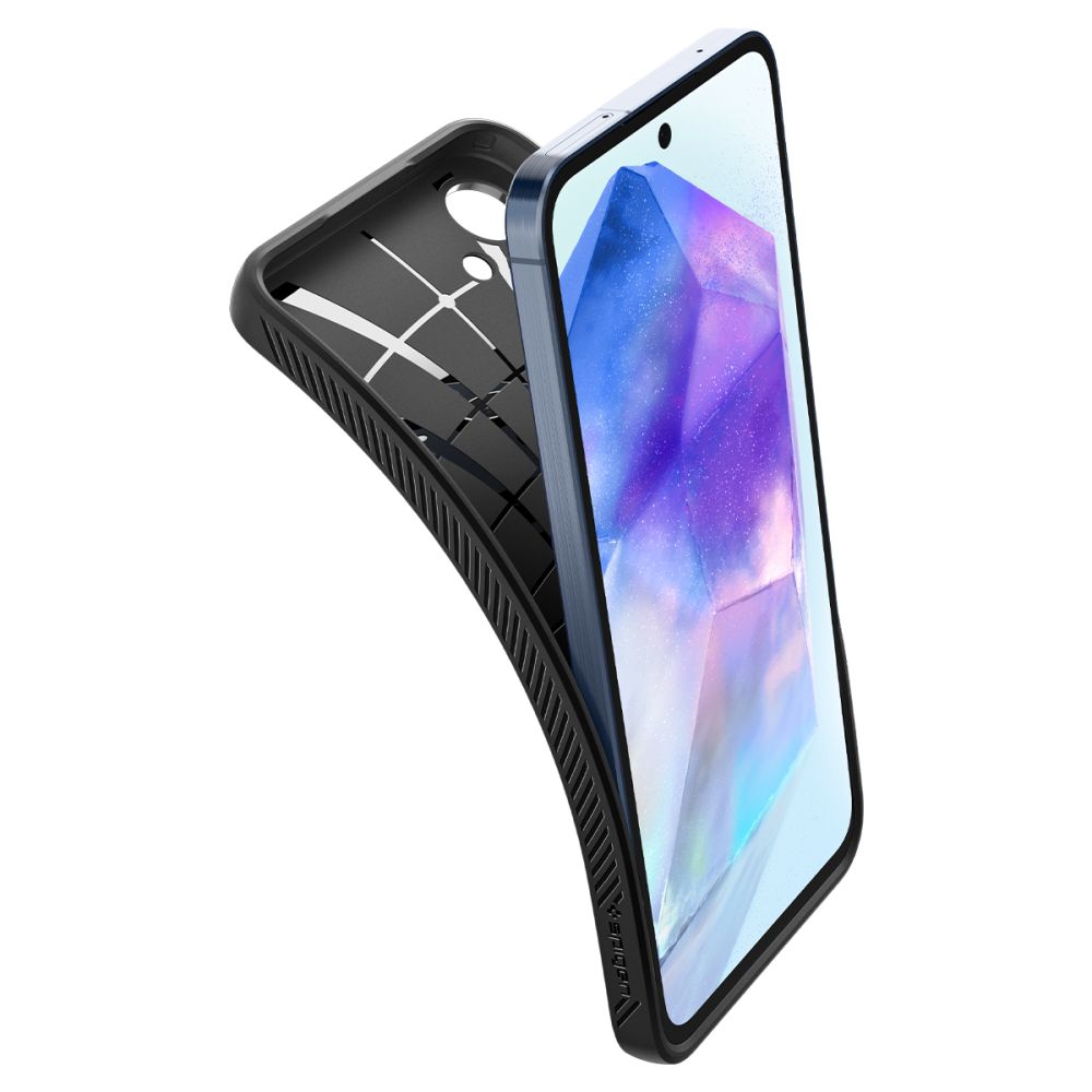 COQUE SPIGEN LIQUID AIR GALAXY A55 5G NOIR MAT