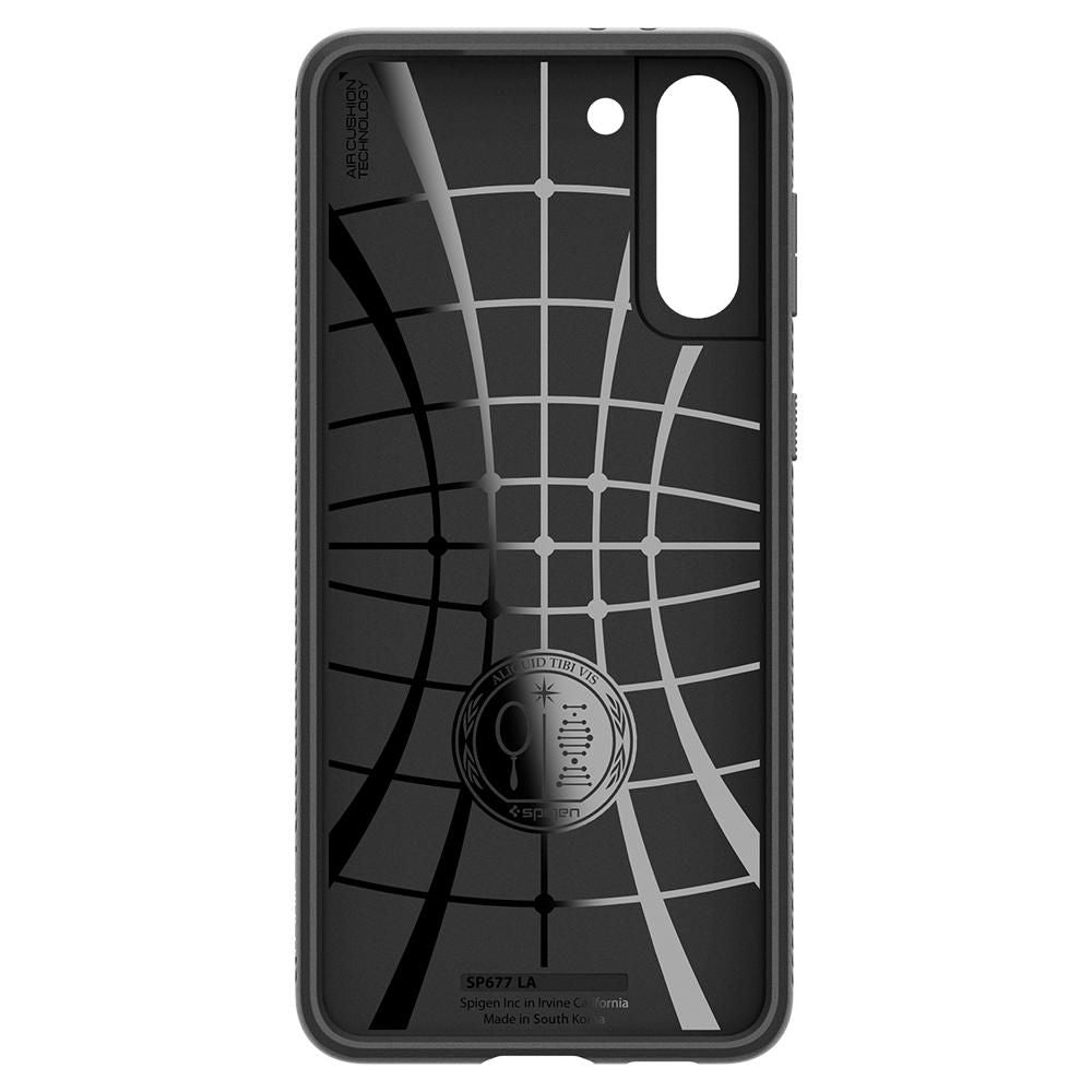 COQUE SPIGEN LIQUID AIR GALAXY S21 NOIR MATTE