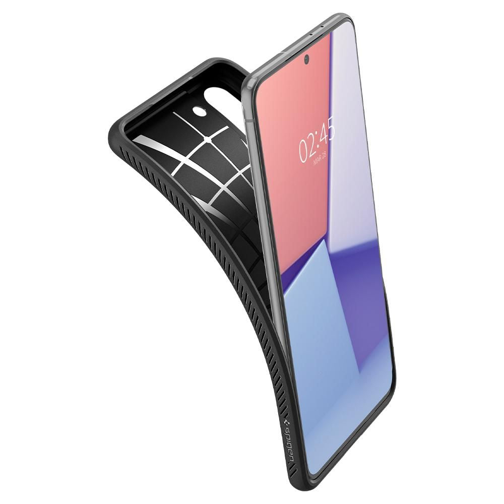 COQUE SPIGEN LIQUID AIR GALAXY S21 NOIR MATTE