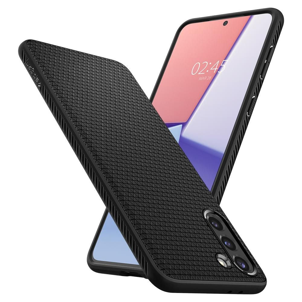 COQUE SPIGEN LIQUID AIR GALAXY S21 NOIR MATTE