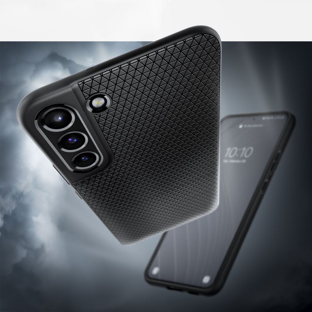 COQUE SPIGEN LIQUID AIR GALAXY S22 NOIR MATTE