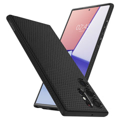 COQUE SPIGEN LIQUID AIR GALAXY S22 ULTRA NOIR MATTE