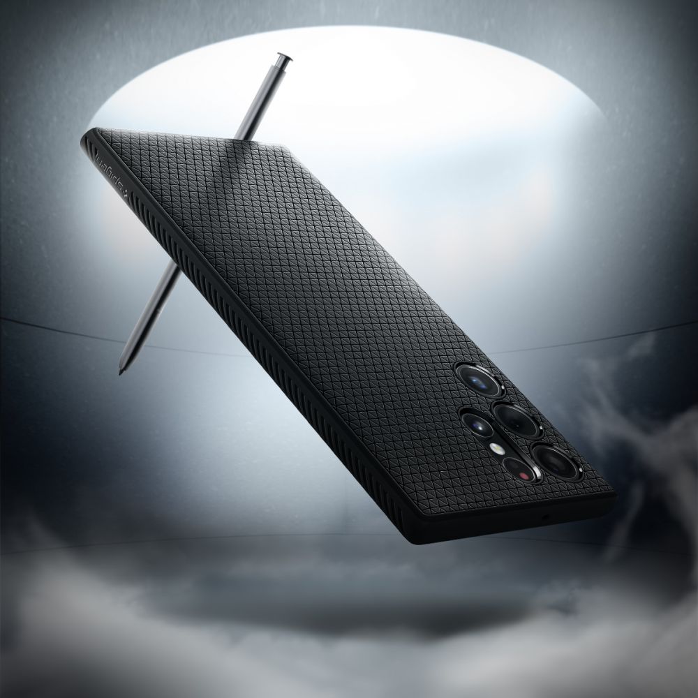 COQUE SPIGEN LIQUID AIR GALAXY S22 ULTRA NOIR MATTE