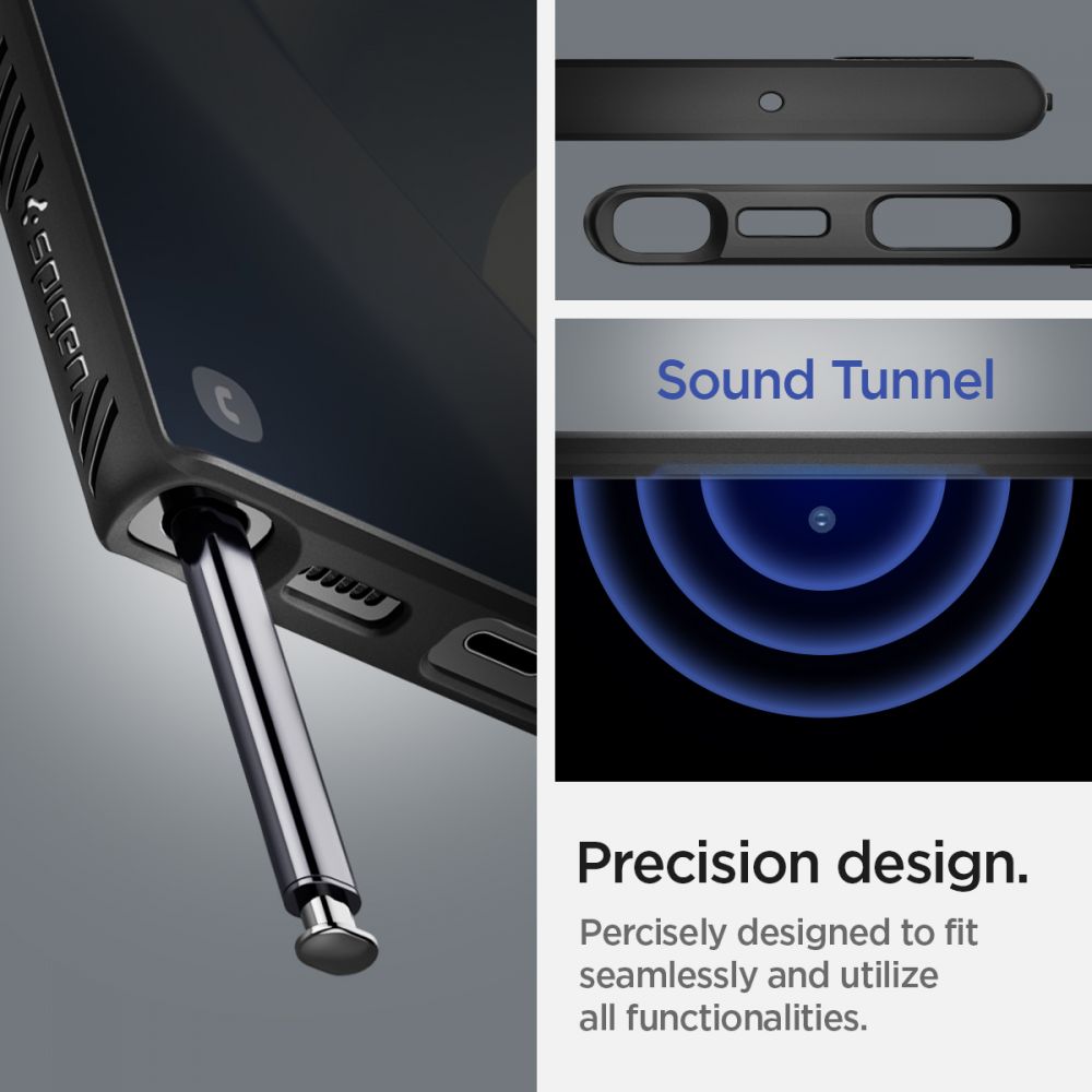 COQUE SPIGEN LIQUID AIR GALAXY S22 ULTRA NOIR MATTE