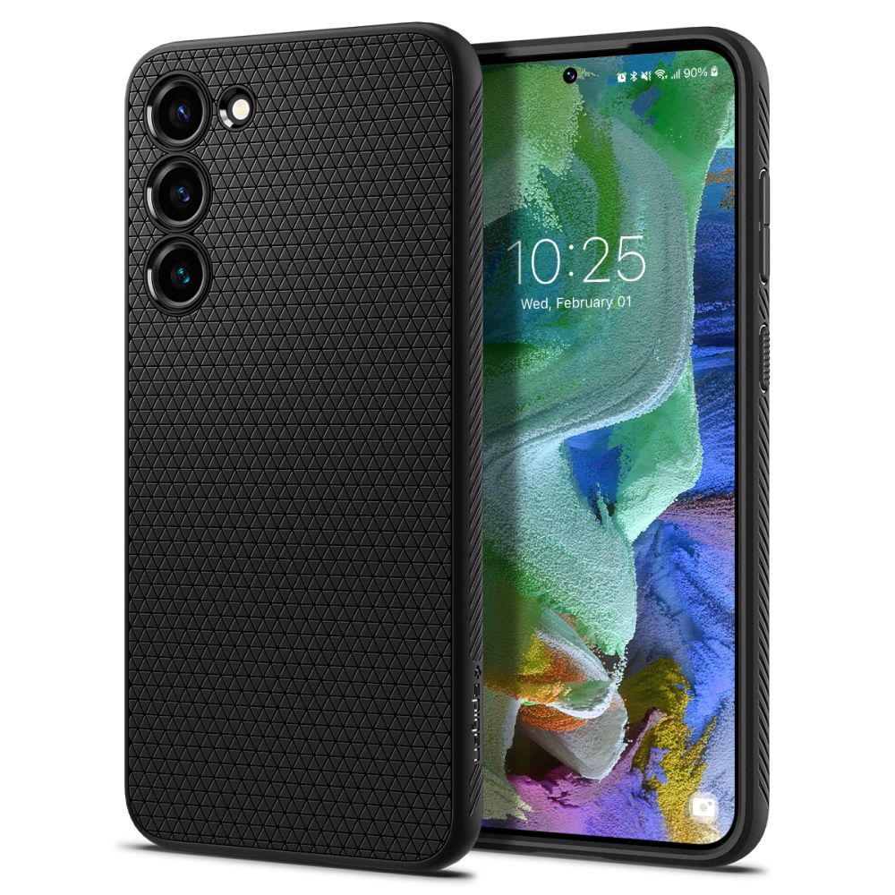 COQUE SPIGEN LIQUID AIR GALAXY S23+ PLUS NOIR MATTE