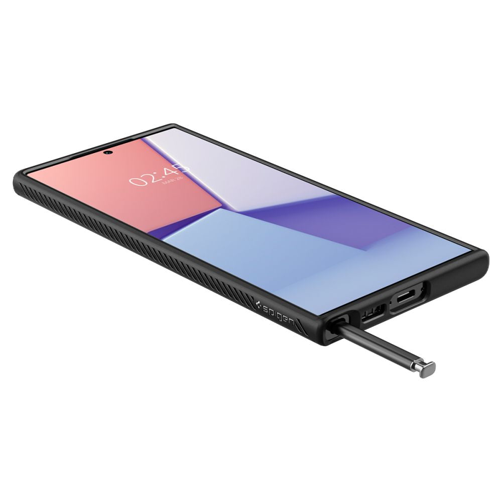 COQUE SPIGEN LIQUID AIR GALAXY S23 ULTRA NOIR MATTE