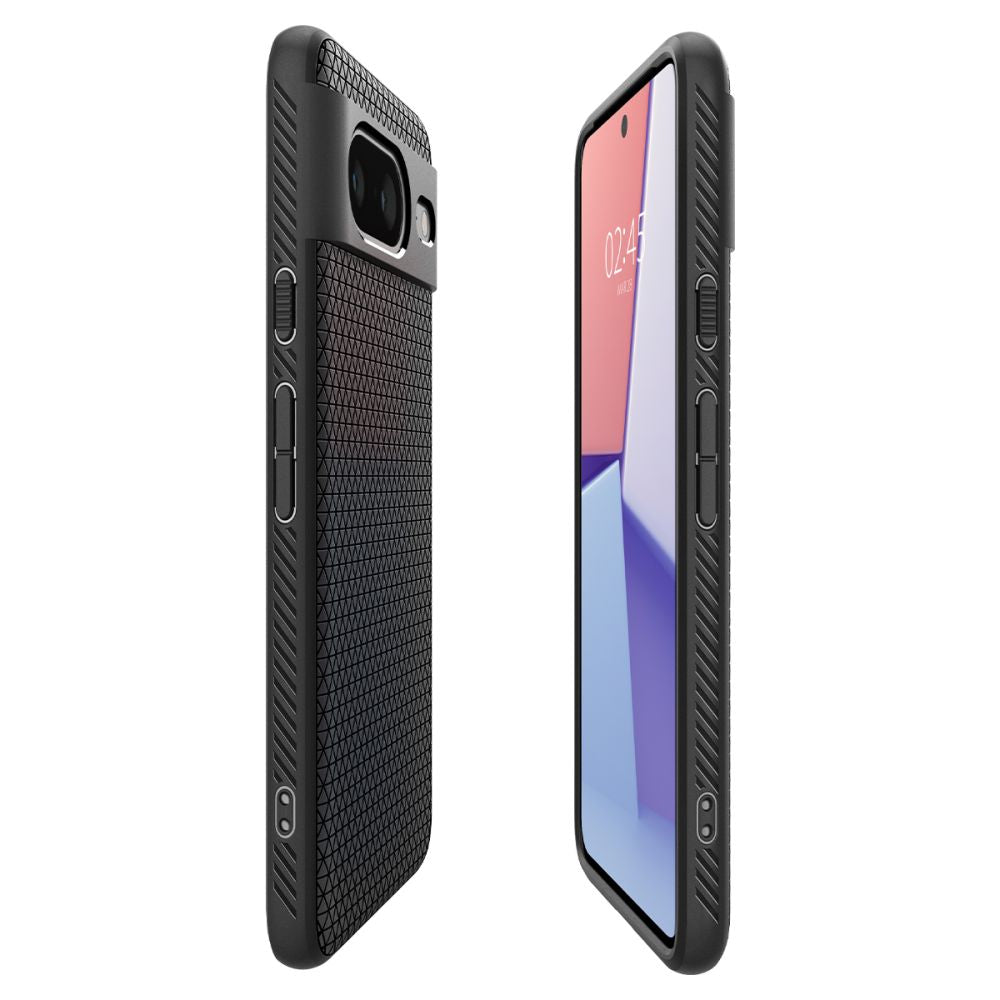 COQUE SPIGEN LIQUID AIR GOOGLE PIXEL 8 NOIR MAT