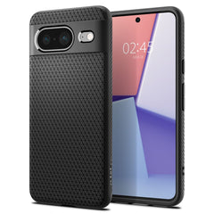 COQUE SPIGEN LIQUID AIR GOOGLE PIXEL 8 NOIR MAT