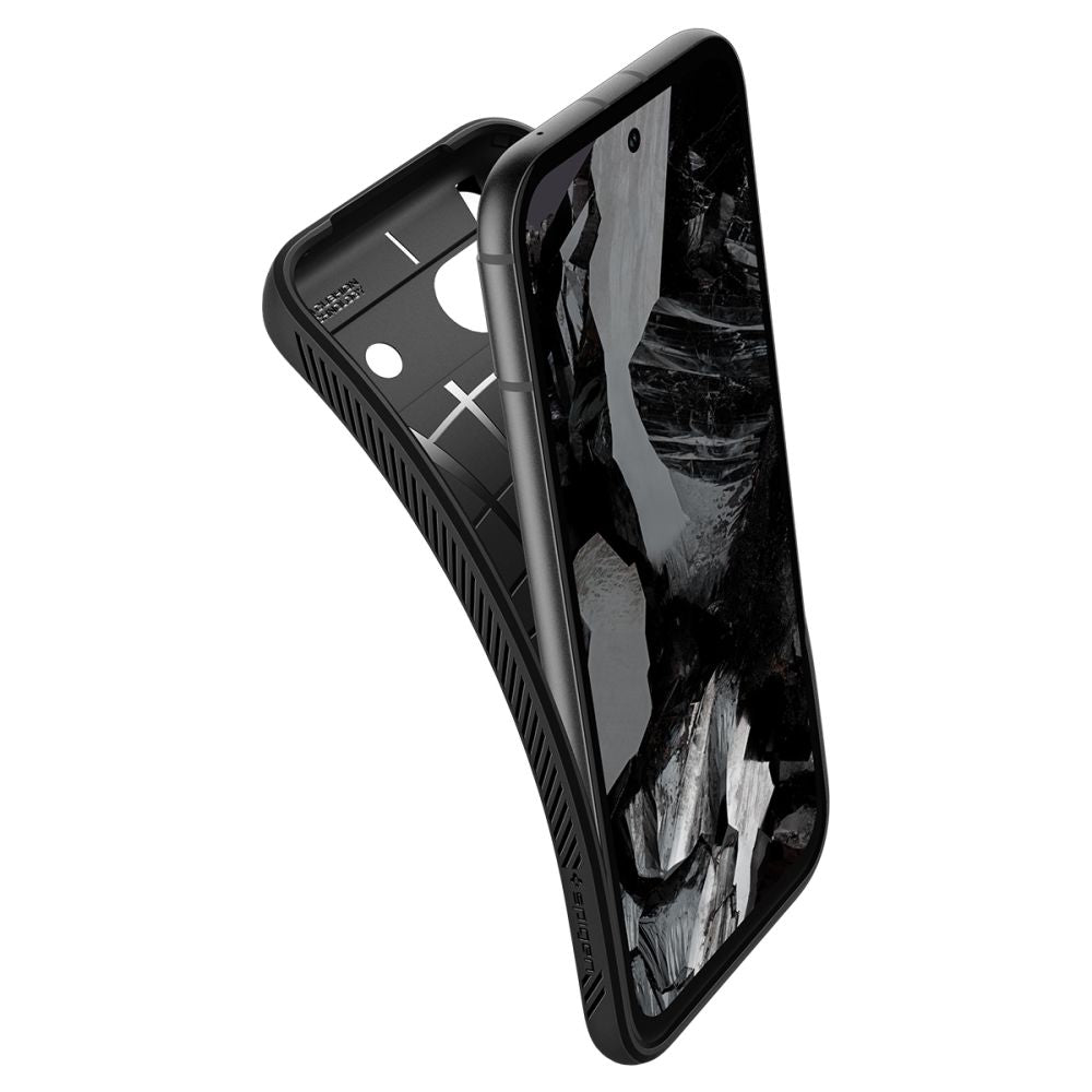 COQUE SPIGEN LIQUID AIR GOOGLE PIXEL 8A NOIR MATTE