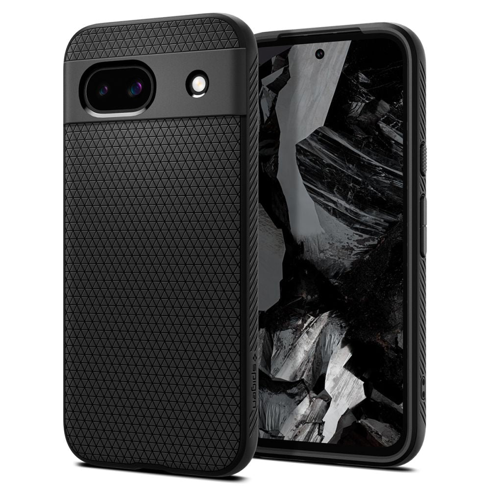 COQUE SPIGEN LIQUID AIR GOOGLE PIXEL 8A NOIR MATTE