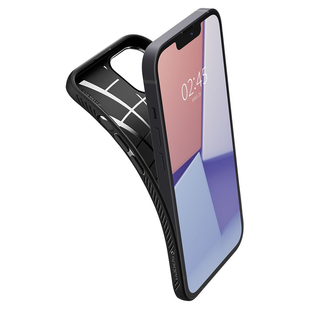 COQUE SPIGEN LIQUID AIR IPHONE 13 NOIR MAT