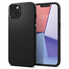 COQUE SPIGEN LIQUID AIR IPHONE 13 NOIR MAT