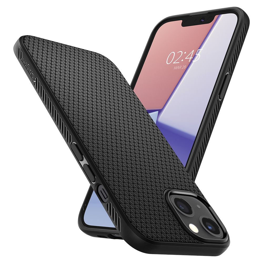 COQUE SPIGEN LIQUID AIR IPHONE 13 MINI NOIR MAT