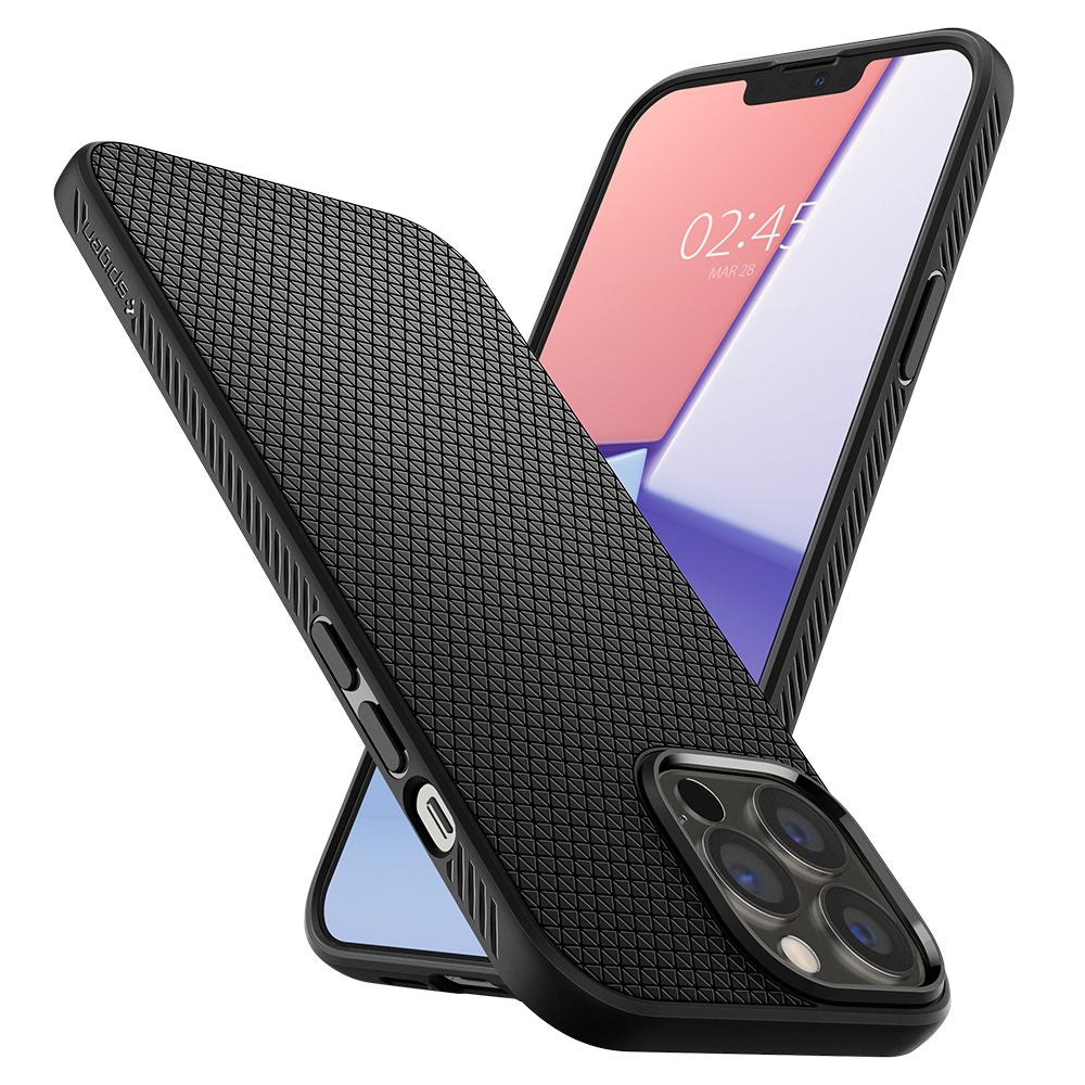 COQUE SPIGEN LIQUID AIR IPHONE 13 PRO MAX NOIR MATTE
