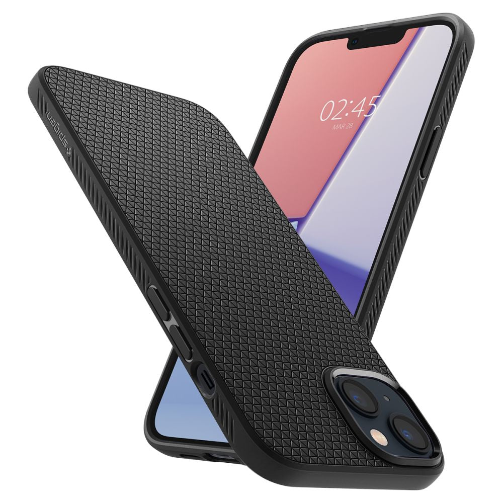 COQUE SPIGEN LIQUID AIR IPHONE 14 PLUS NOIR MAT