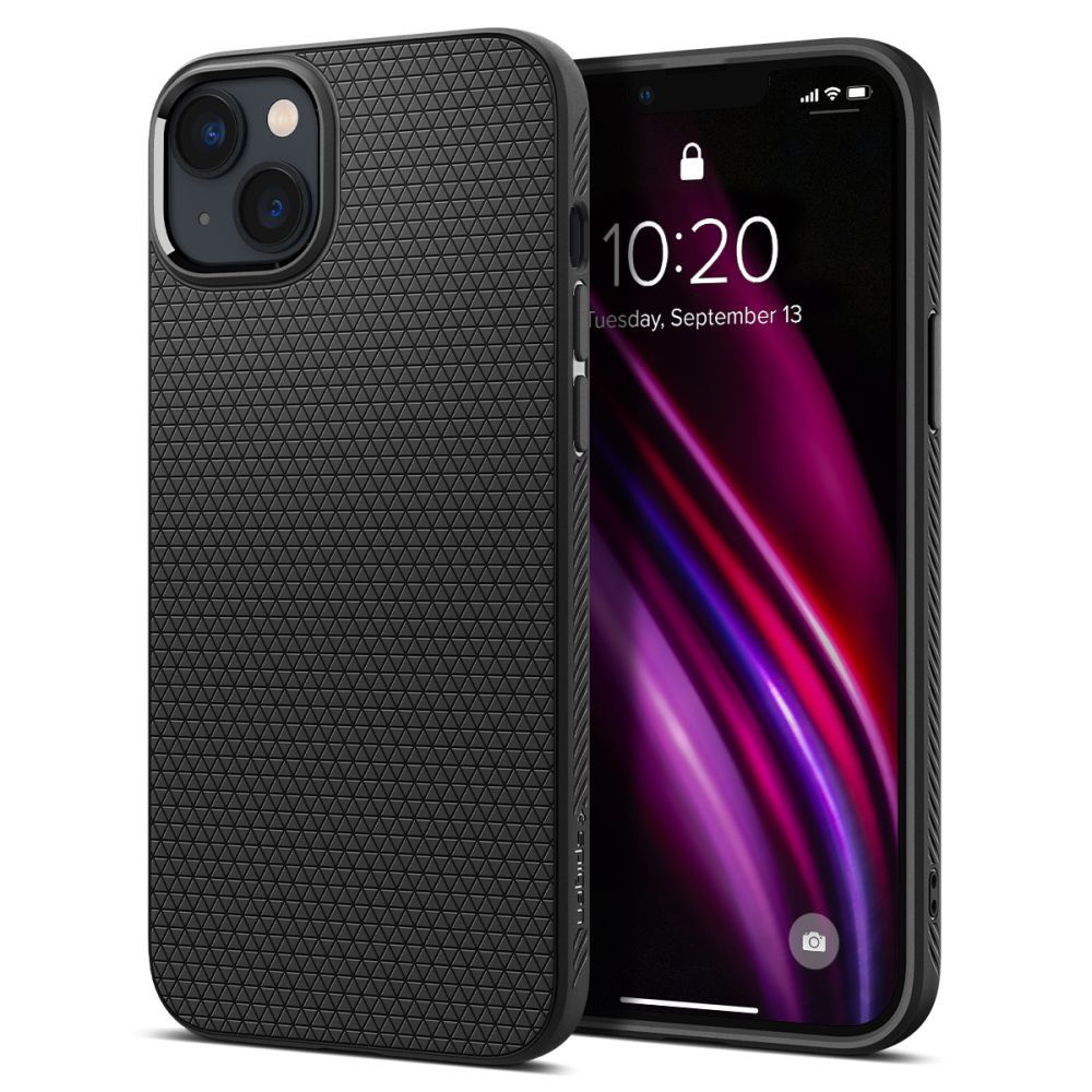 COQUE SPIGEN LIQUID AIR IPHONE 14 PLUS NOIR MAT