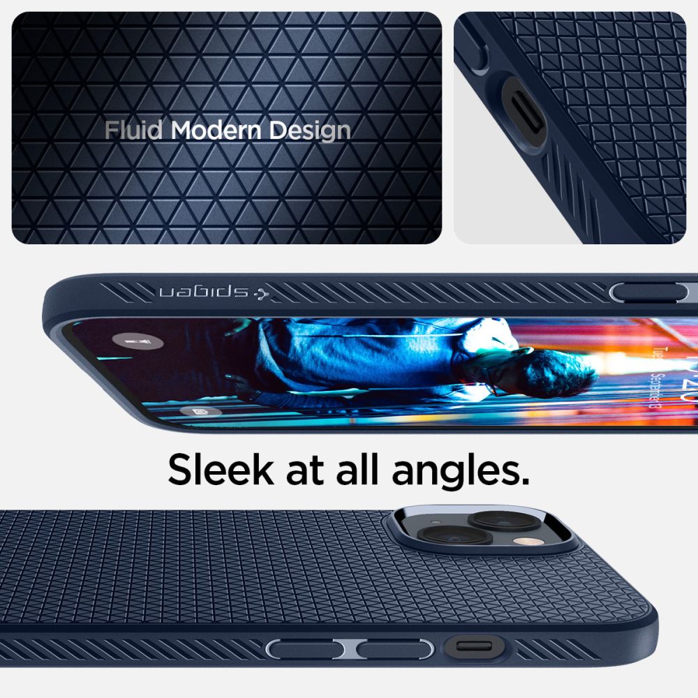 COQUE SPIGEN LIQUID AIR IPHONE 14 PLUS BLEU MARINE