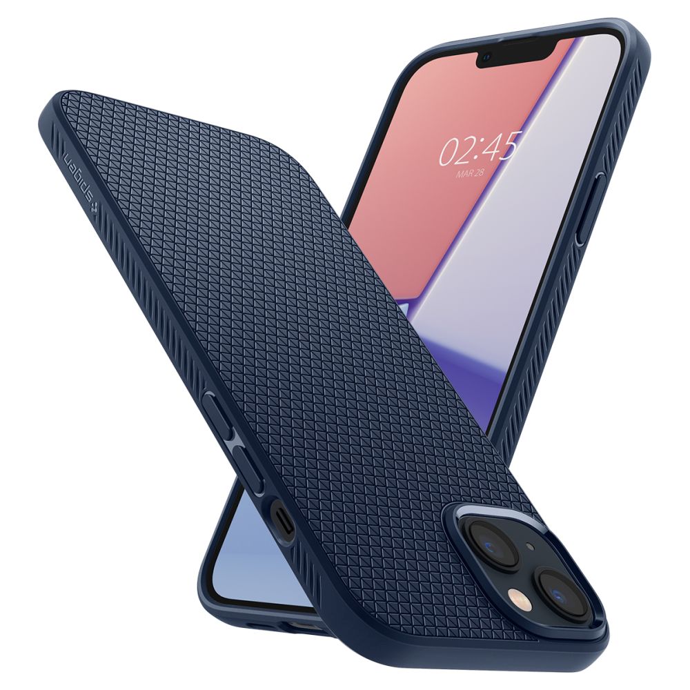 COQUE SPIGEN LIQUID AIR IPHONE 14 PLUS BLEU MARINE
