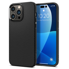 COQUE SPIGEN LIQUID AIR IPHONE 14 PRO MAX NOIR MATTE