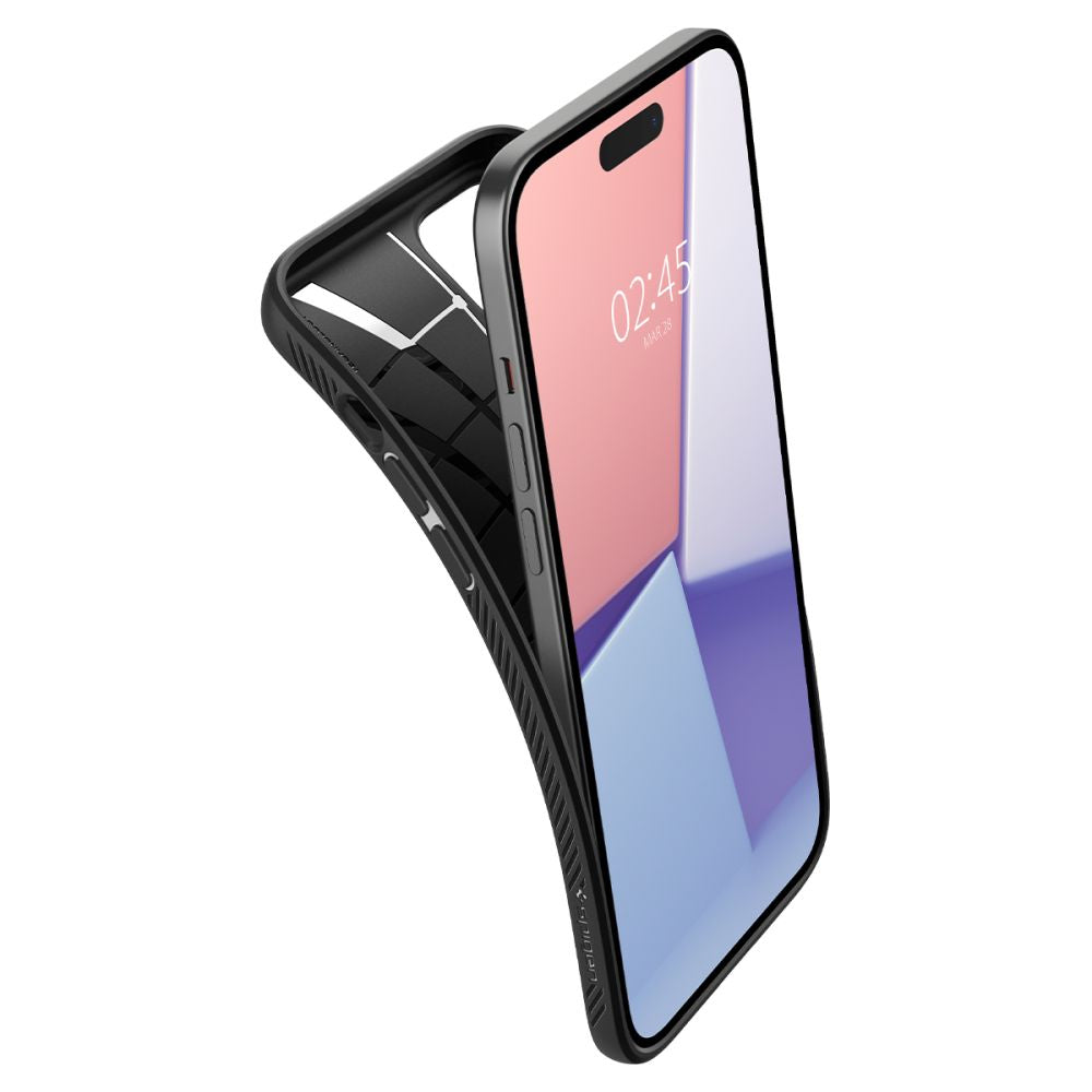 COQUE SPIGEN LIQUID AIR IPHONE 15 PLUS NOIR MAT