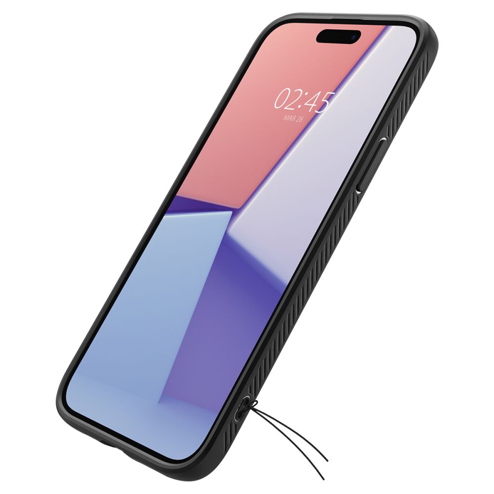 COQUE SPIGEN LIQUID AIR IPHONE 15 PLUS NOIR MAT