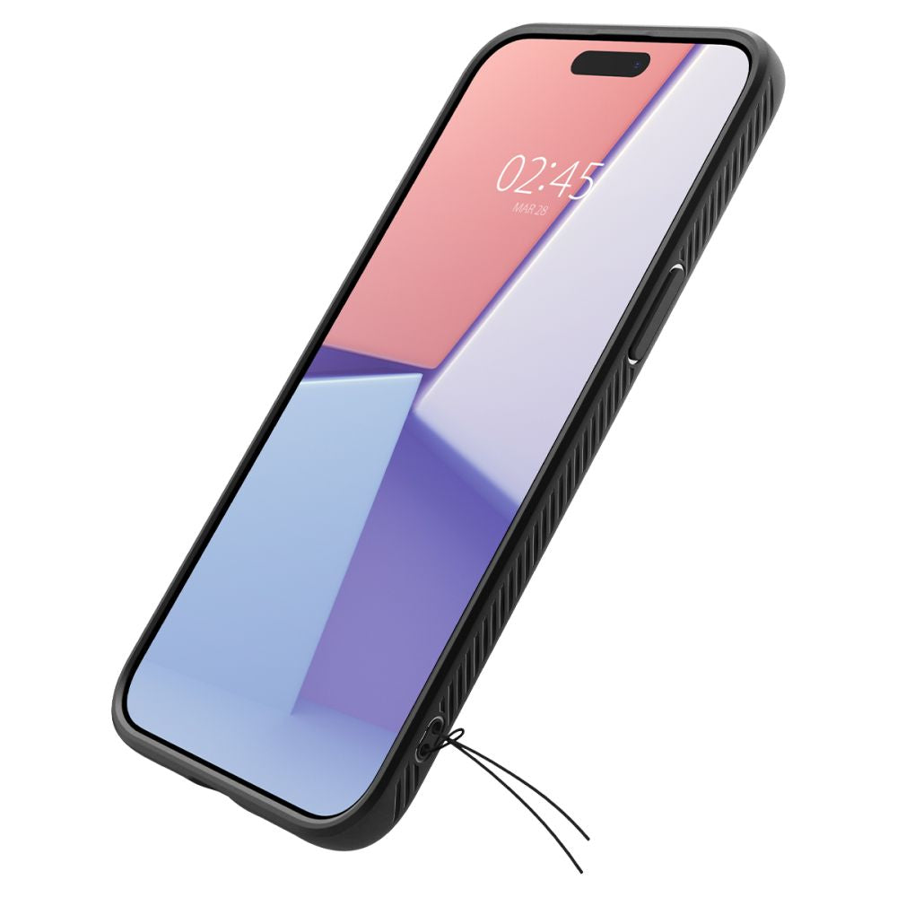 COQUE SPIGEN LIQUID AIR IPHONE 15 PRO NOIR MATTE