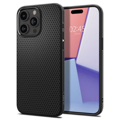 COQUE SPIGEN LIQUID AIR IPHONE 15 PRO MAX NOIR MATTE