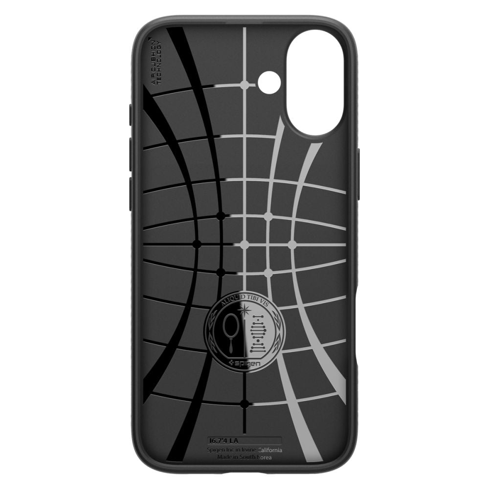 COQUE SPIGEN LIQUID AIR IPHONE 16 PLUS NOIR MAT