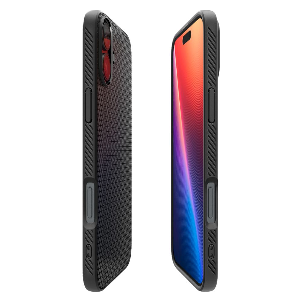 COQUE SPIGEN LIQUID AIR IPHONE 16 PLUS NOIR MAT