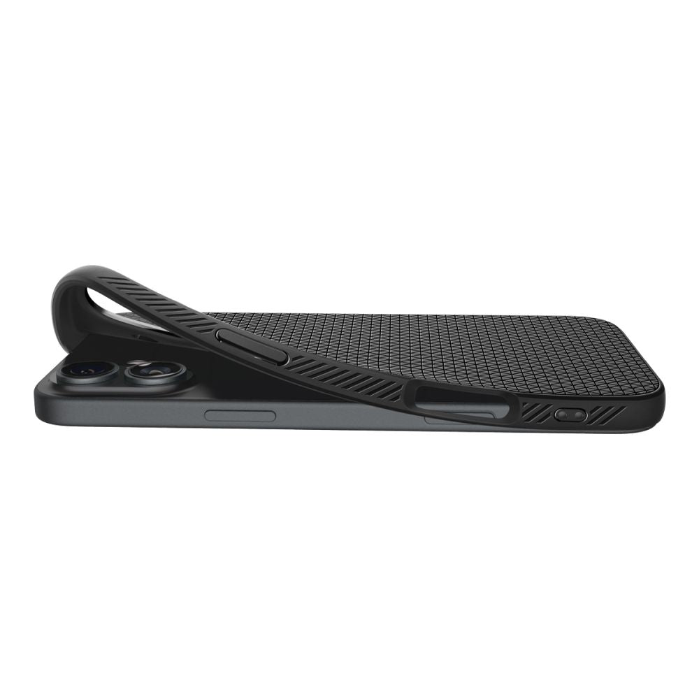 COQUE SPIGEN LIQUID AIR IPHONE 16 PLUS NOIR MAT