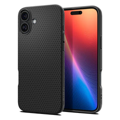COQUE SPIGEN LIQUID AIR IPHONE 16 PLUS NOIR MAT