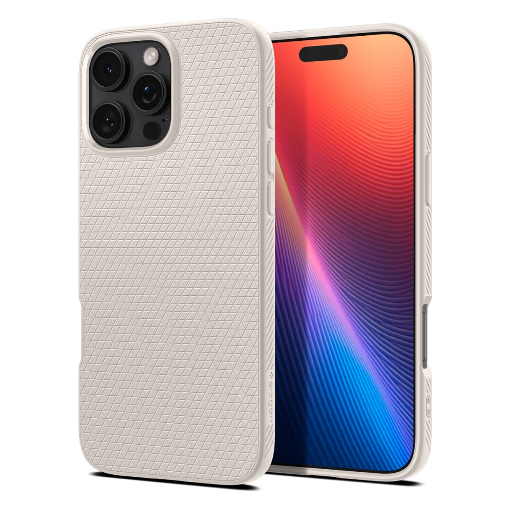 COQUE SPIGEN LIQUID AIR IPHONE 16 PRO MAX TITANE NATUREL