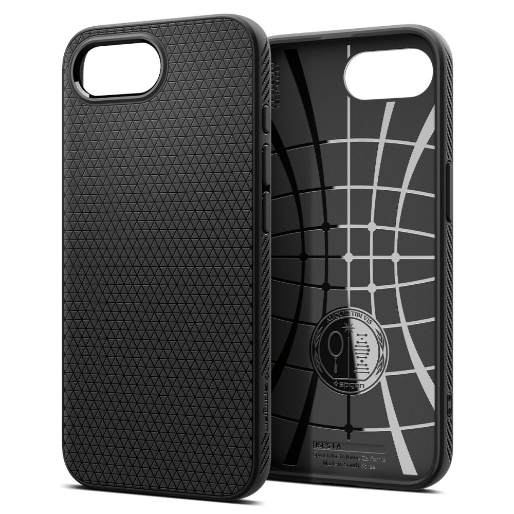 COQUE SPIGEN LIQUID AIR IPHONE 16E NOIR MAT