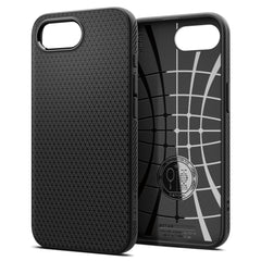 COQUE SPIGEN LIQUID AIR IPHONE 16E NOIR MAT