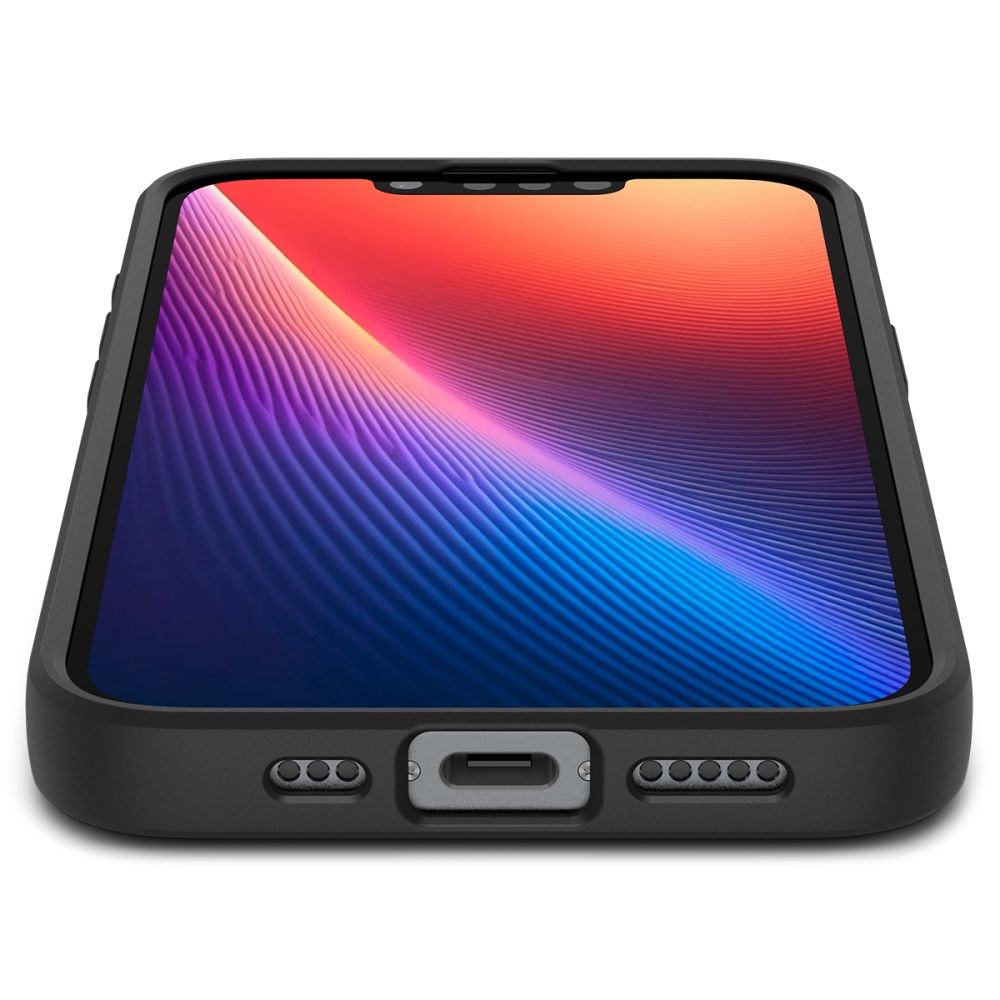COQUE SPIGEN LIQUID AIR IPHONE 16E NOIR MAT
