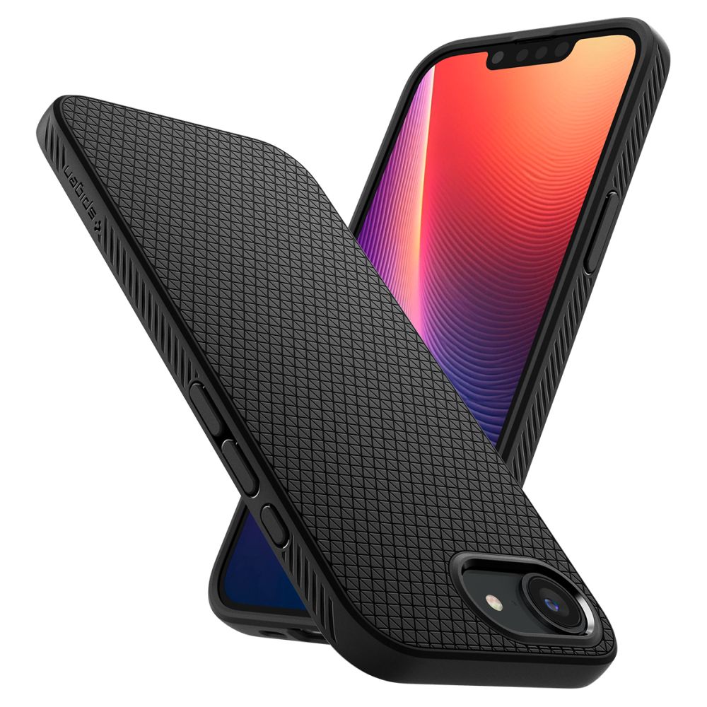COQUE SPIGEN LIQUID AIR IPHONE 16E NOIR MAT