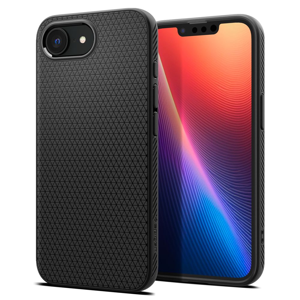 COQUE SPIGEN LIQUID AIR IPHONE 16E NOIR MAT
