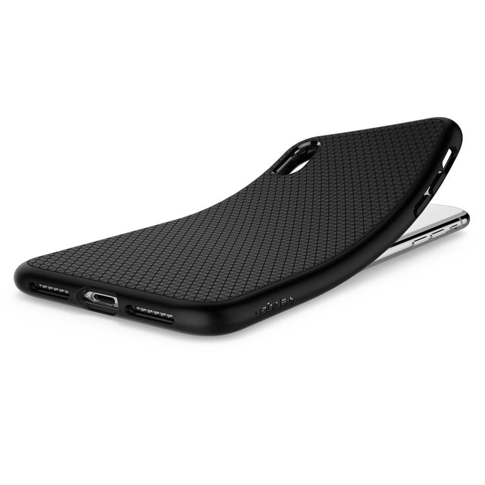 COQUE SPIGEN LIQUID AIR IPHONE XR NOIR MATTE