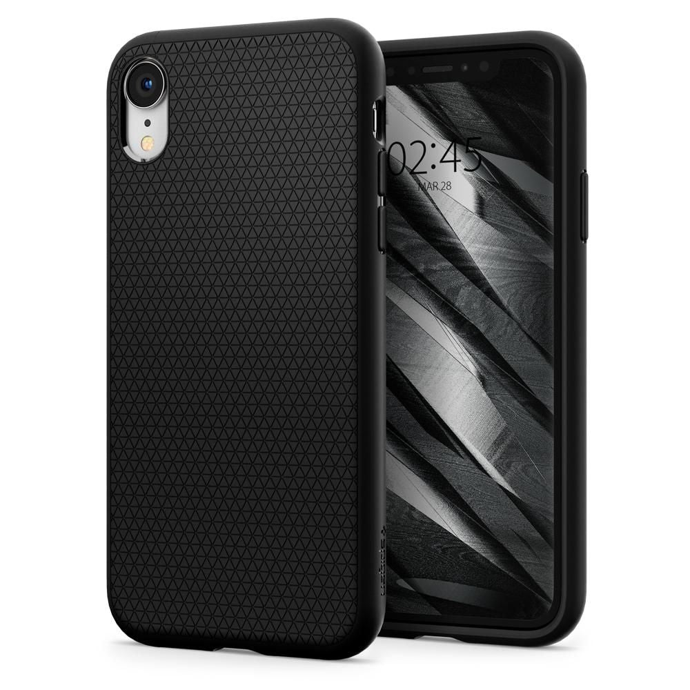 COQUE SPIGEN LIQUID AIR IPHONE XR NOIR MATTE